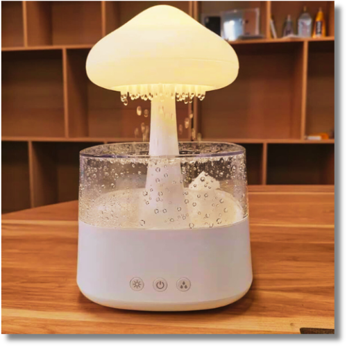 Mushroom Humidifier Lamp