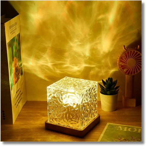 Cube Table Crystal Lamp