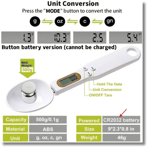 Digital Spoon Scale