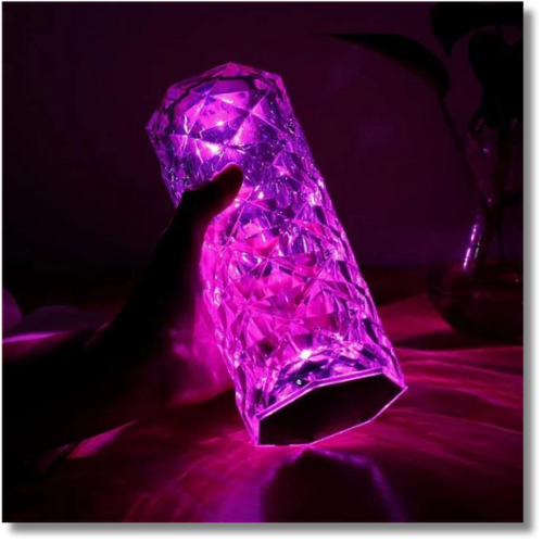 Rose Crystal Table Lamp