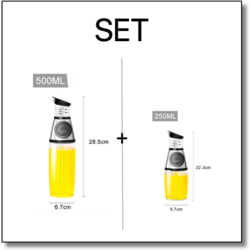 Glass Bottle For Measuring Oil