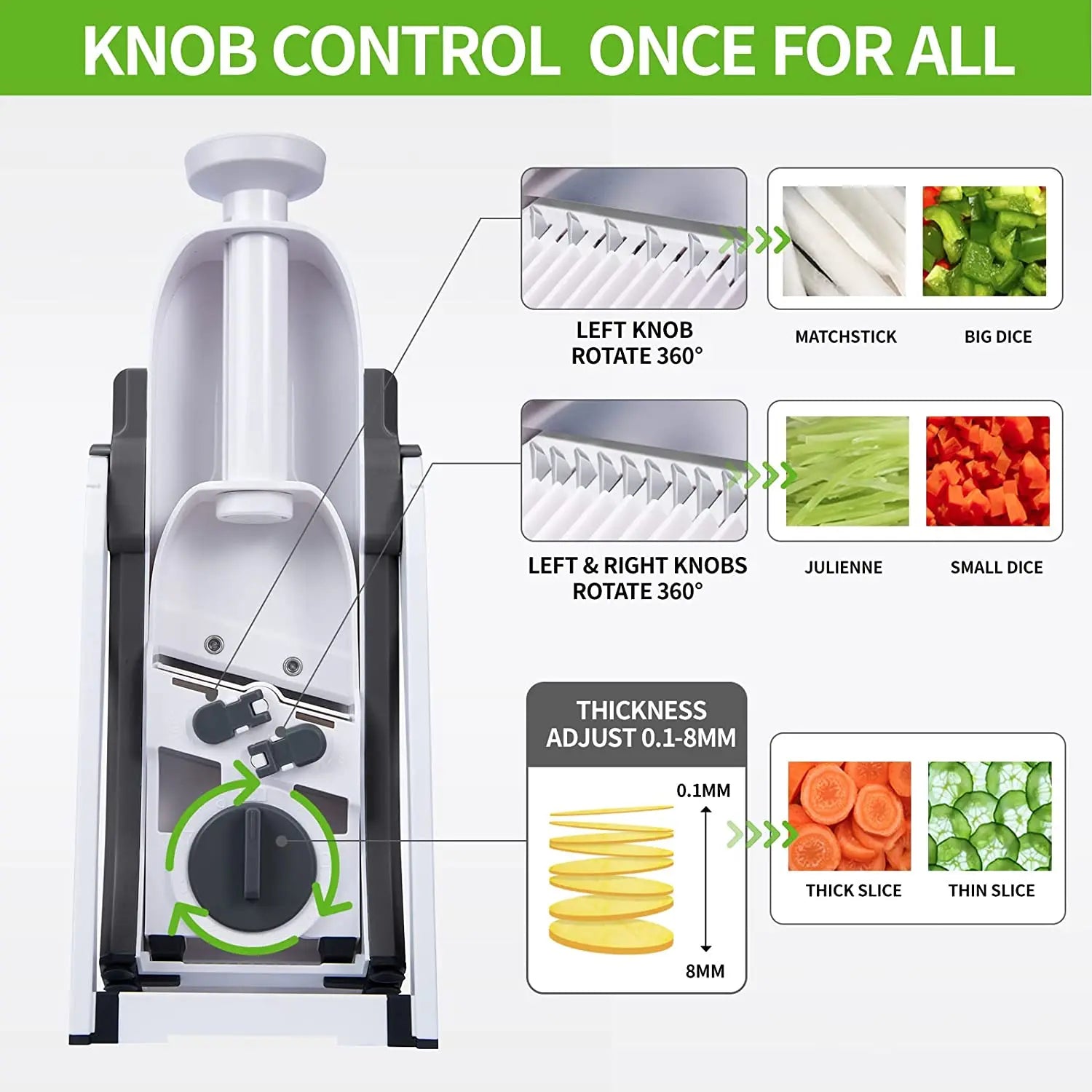 Vertical Fruit & Vegetable Slicer