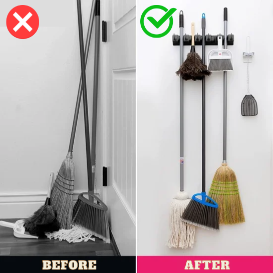 Cleaning Mop Holder