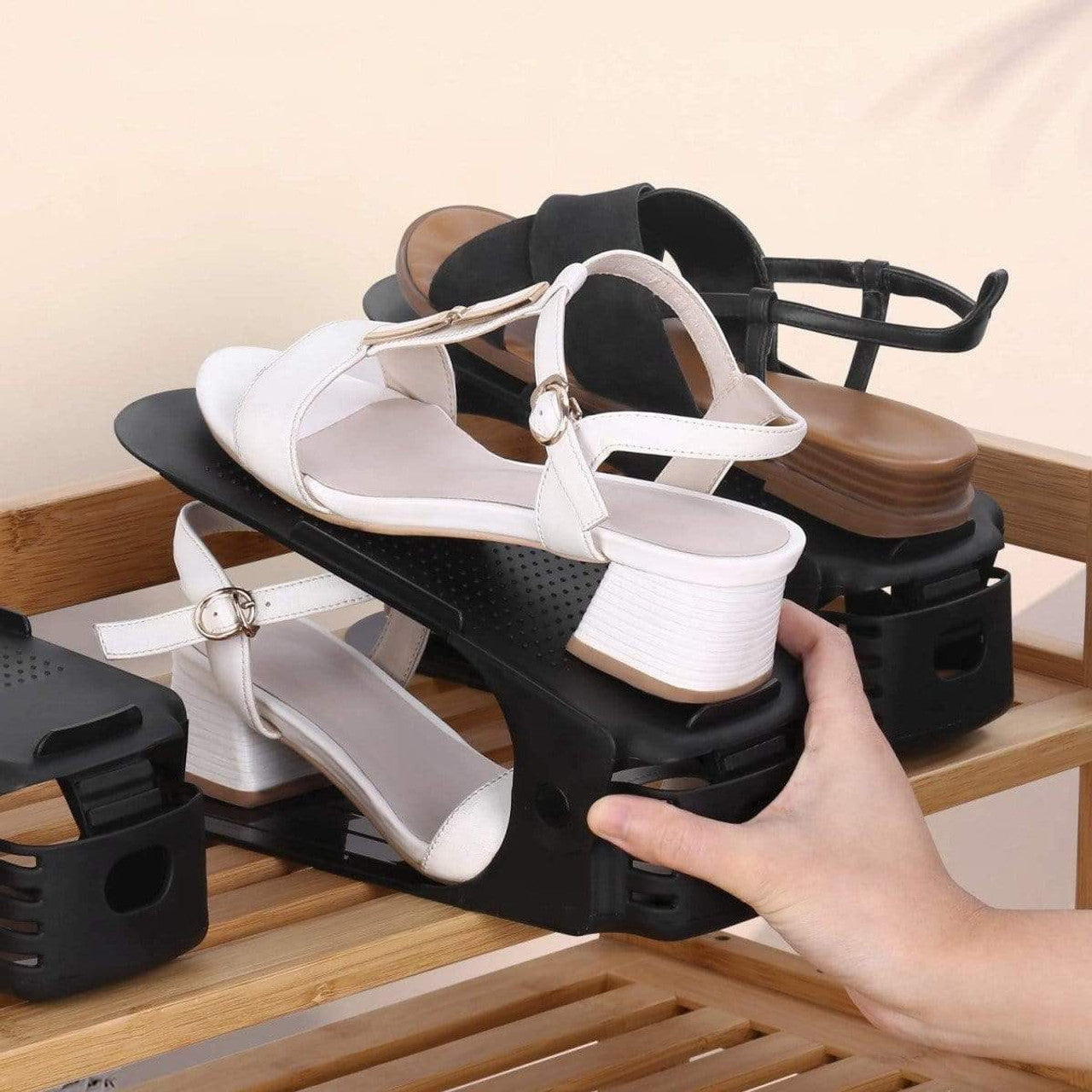 Simple Adjustable Shoes Rack